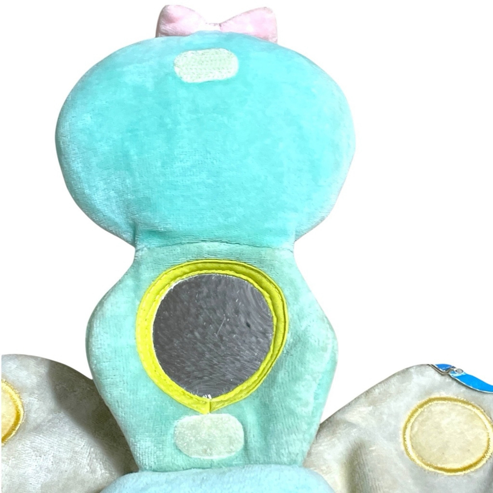 Vintage First Peek Musical Butterfly Plush Hanging Pull Toy FAO Schwarz Tag READ - Picture 4 of 16